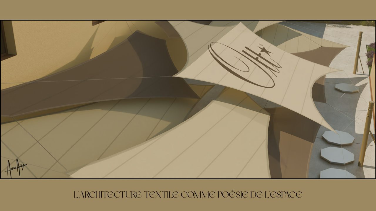 Voile claire le long d’un mur ocre, Provence