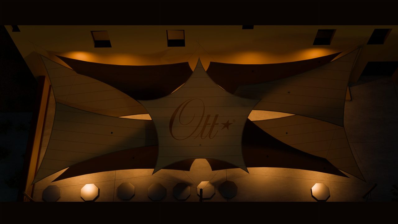 Voile claire le long d’un mur ocre, Provence