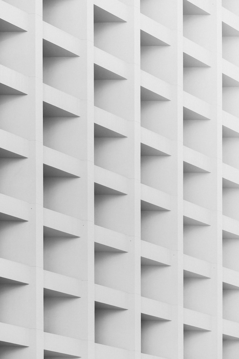 Photo by bady abbas white cubby shelf